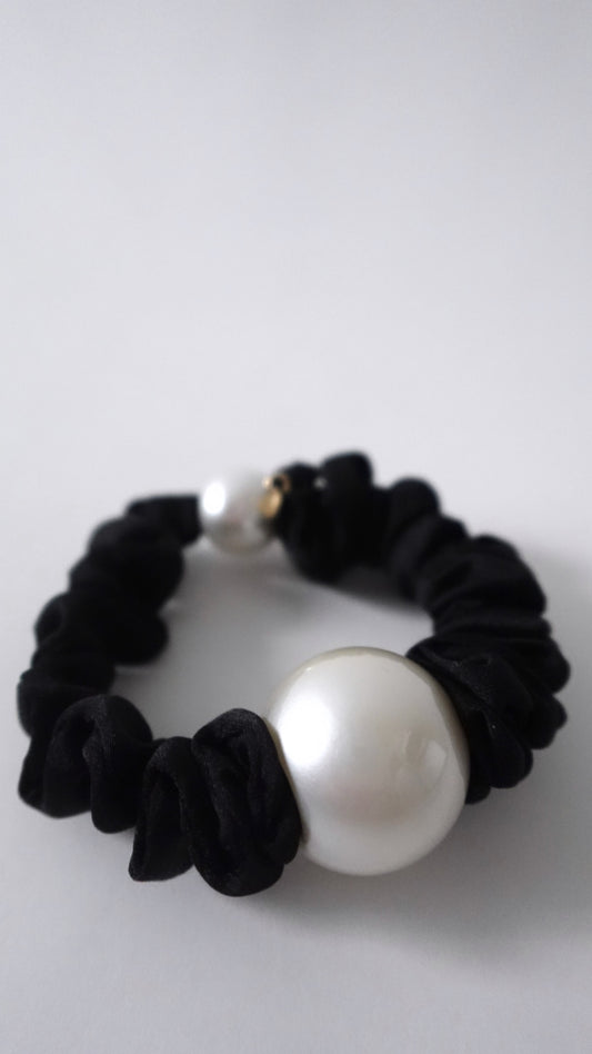 Dual Pearl Chouchou (Black)