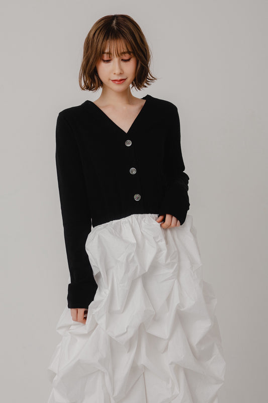 Sculptural Volume Dress