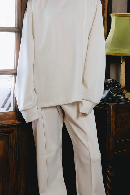 Minimal Straight Sweat Pants