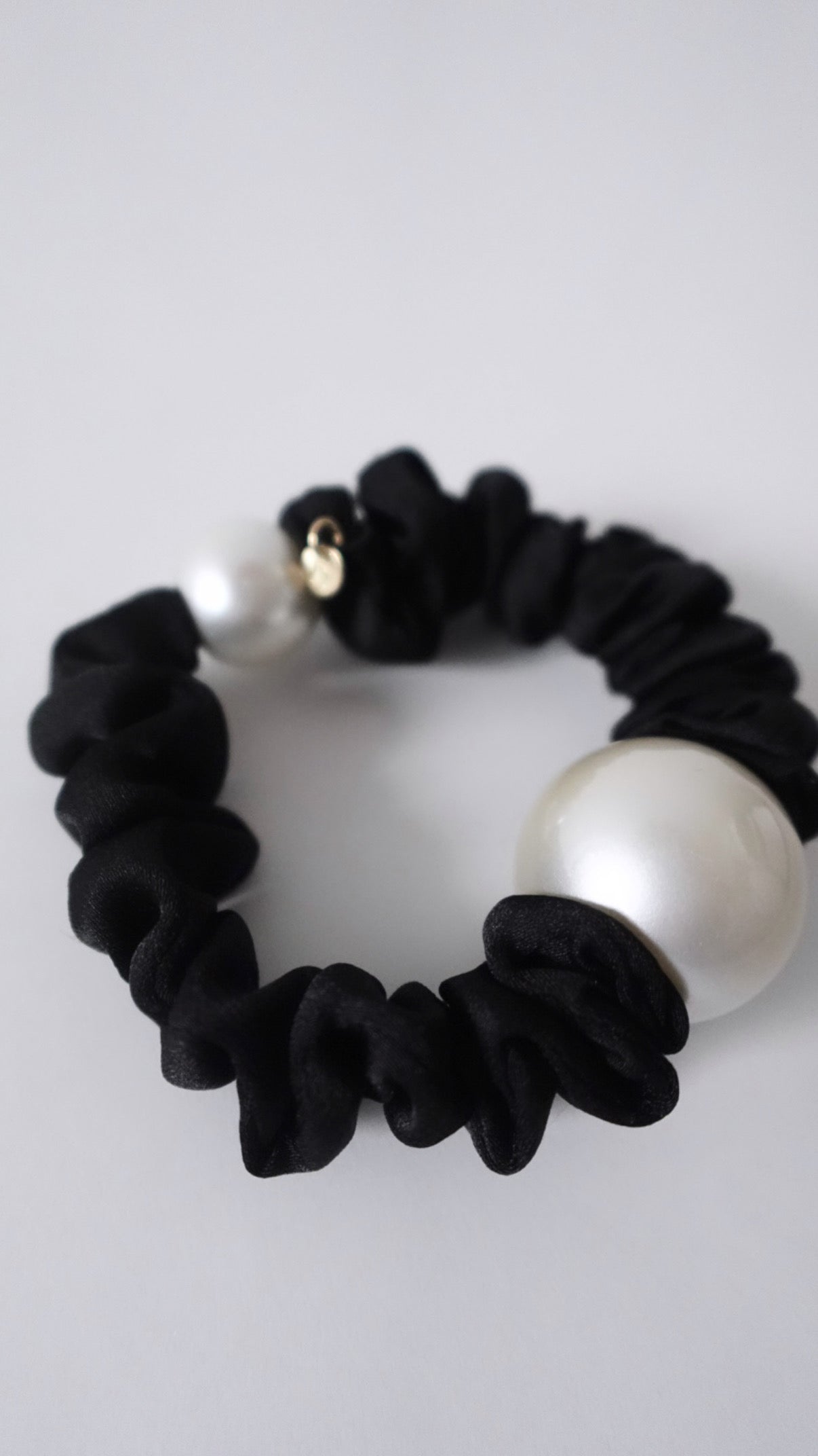 Dual Pearl Chouchou (Black)