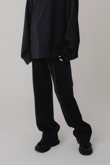 Minimal Straight Sweat Pants