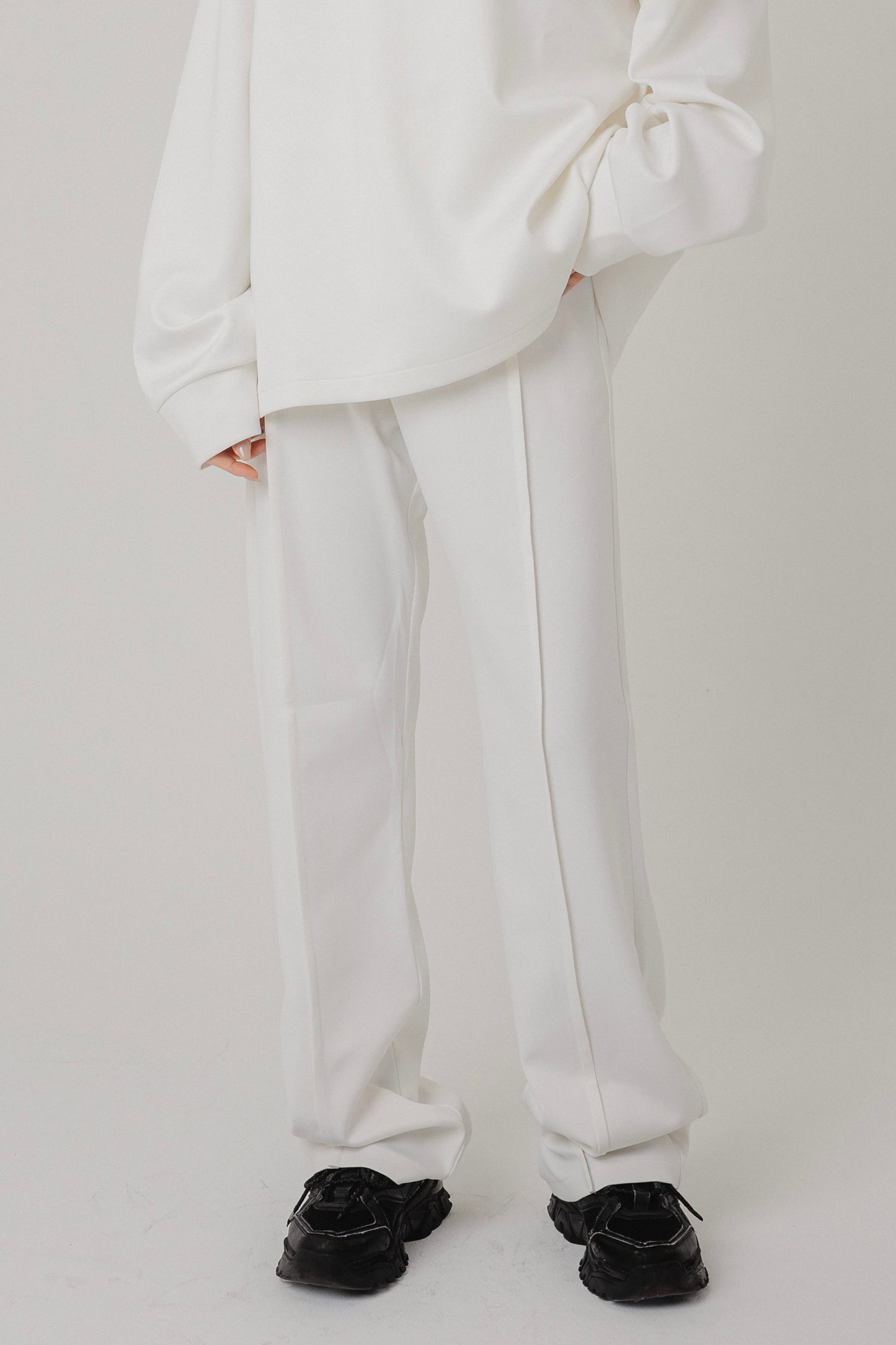 Minimal Straight Sweat Pants