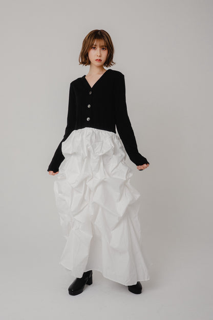 Sculptural Volume Dress